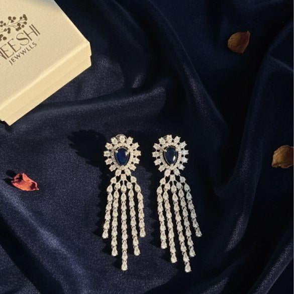 Royal Teardrop Dangle Earrings