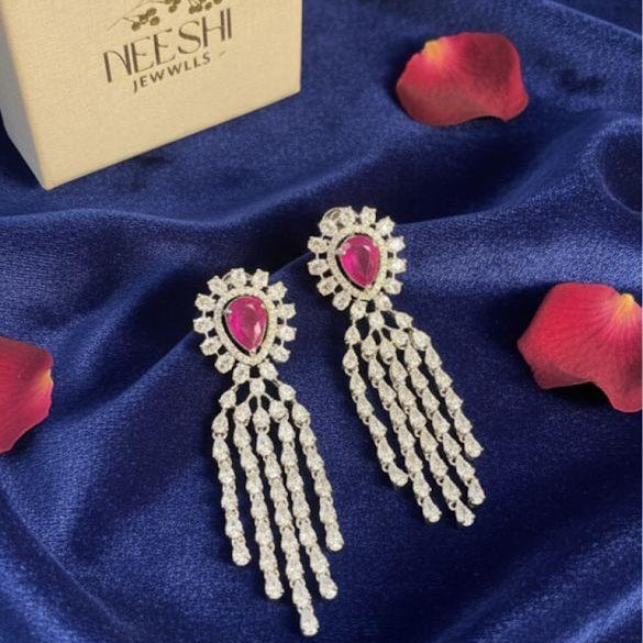 Royal Teardrop Dangle Earrings