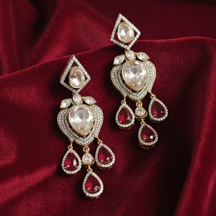 Teardrop Statement Dangle Earrings