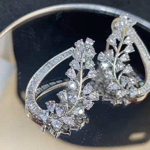 Floral Loop Earring Stud