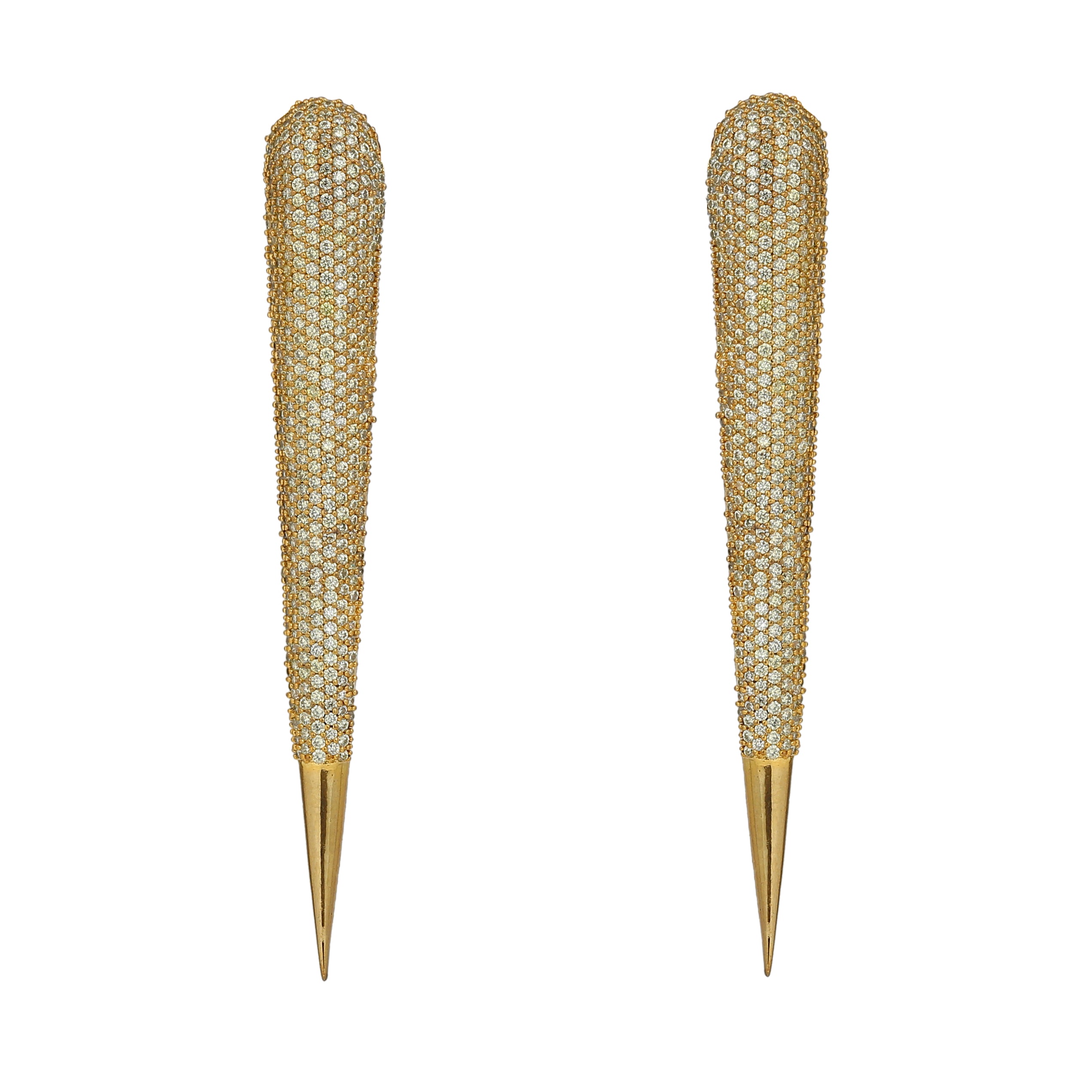 Nano Setting Modern Design Earring