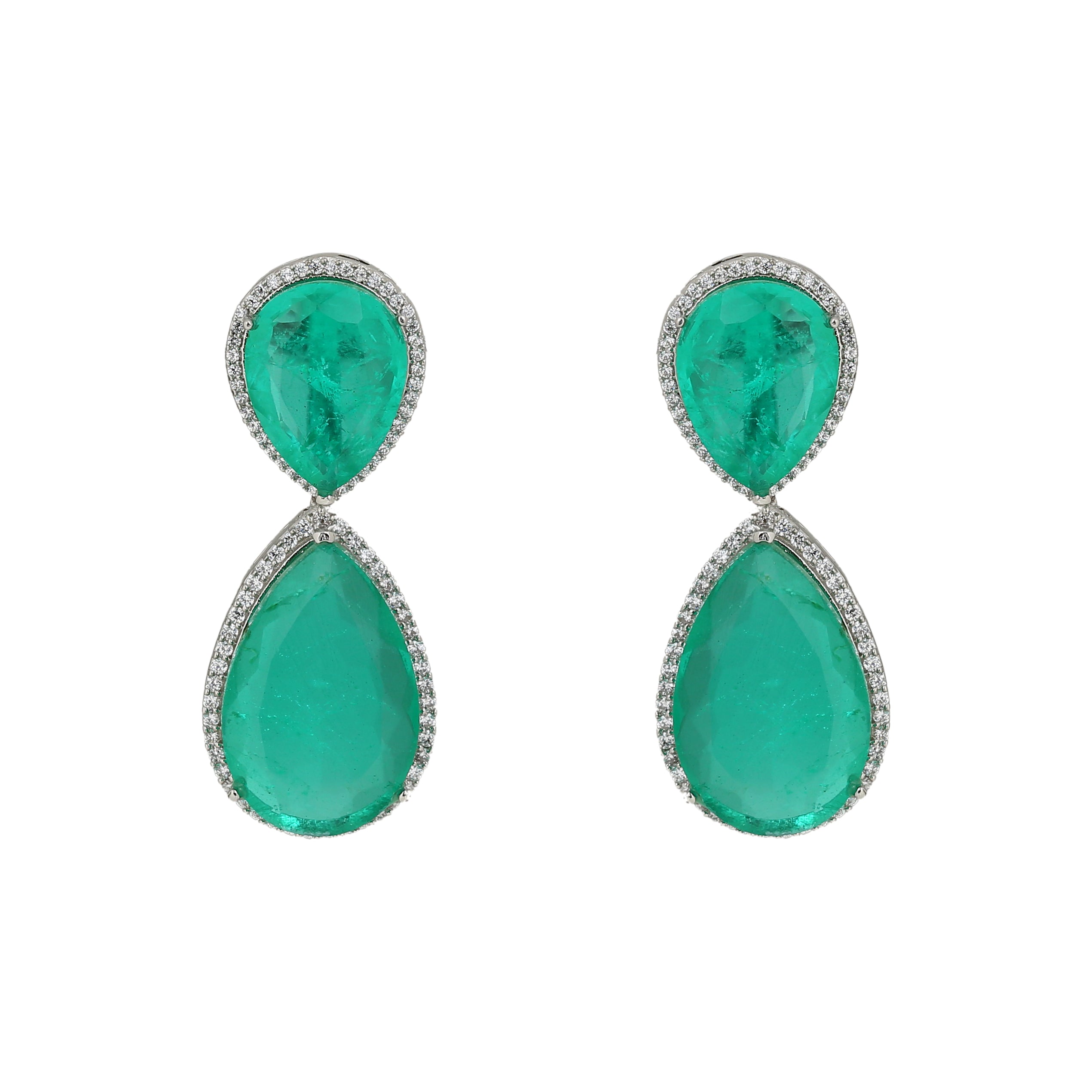 Emerald Drop Earrings