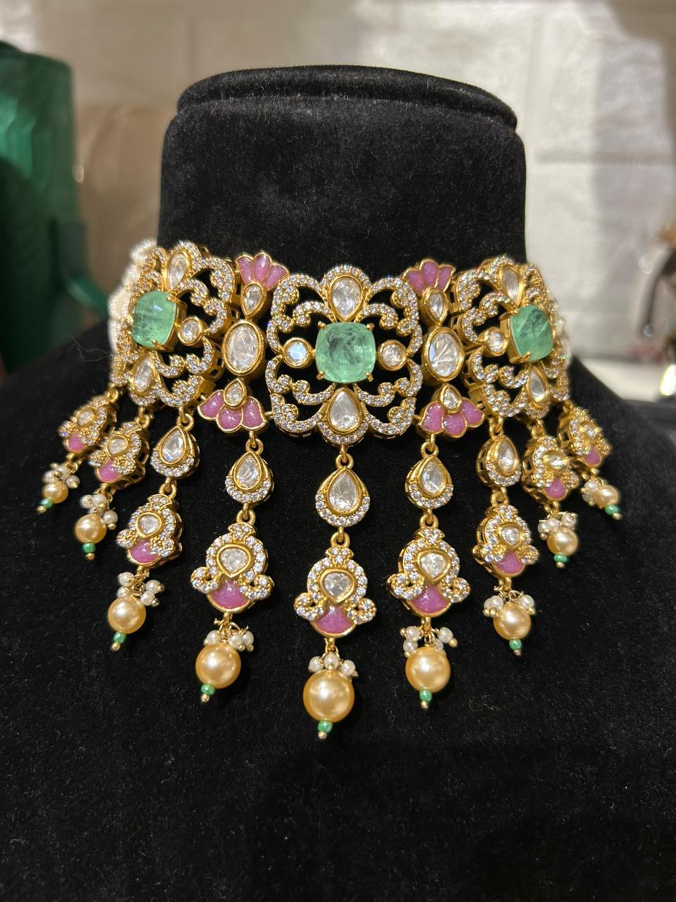 Regal Moissanite Majesty choker