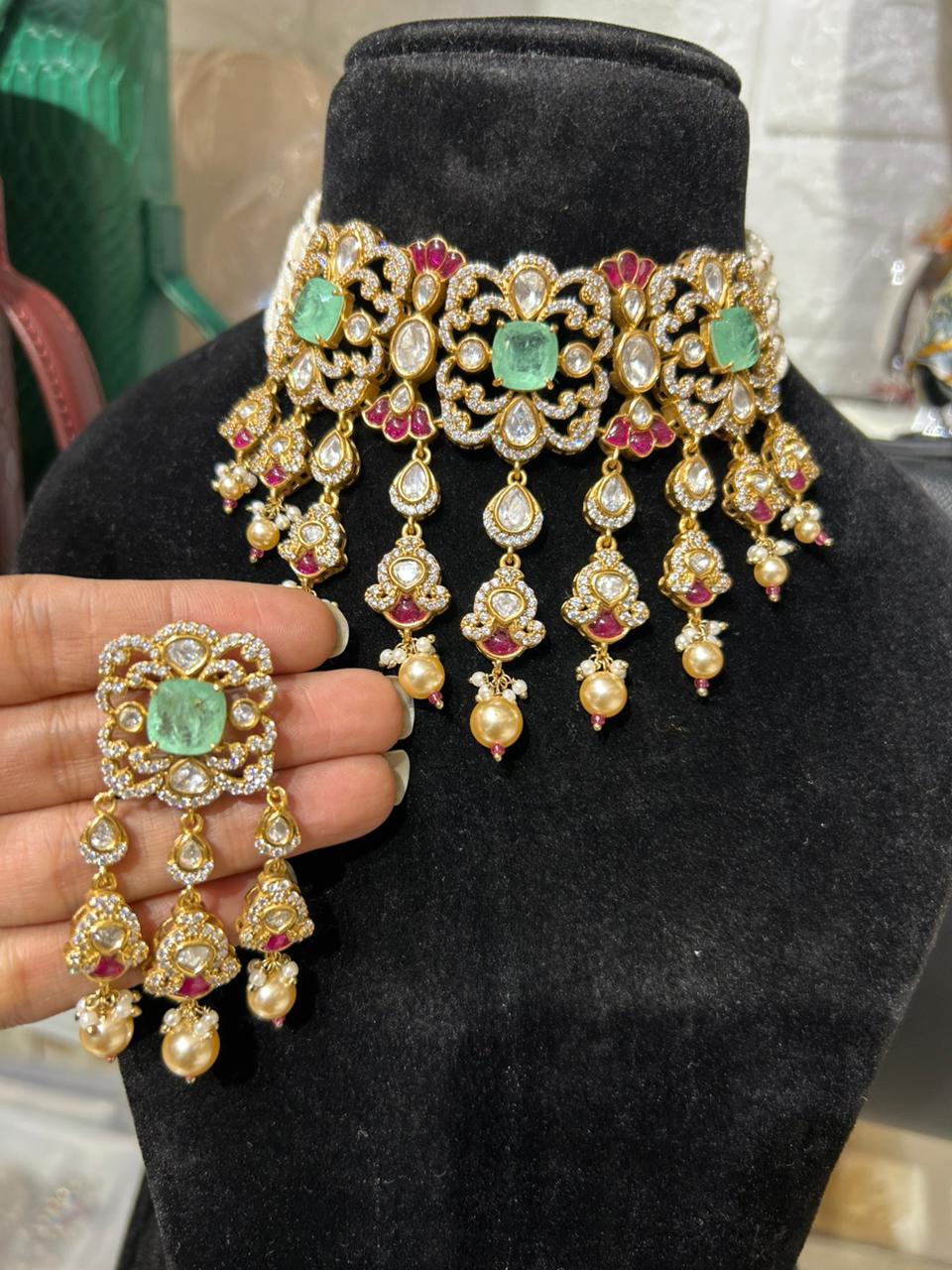 Regal Moissanite Majesty choker