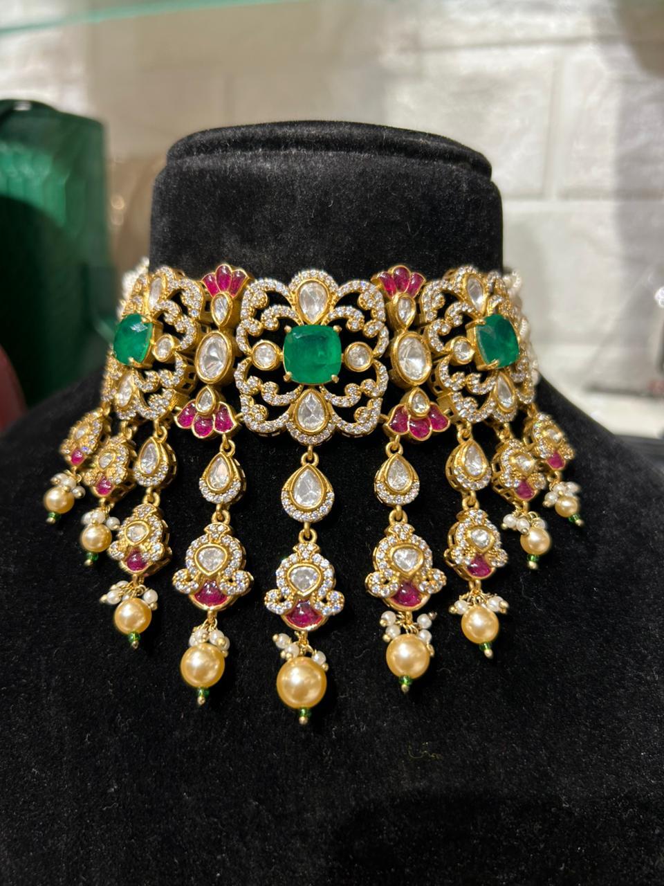 Regal Moissanite Majesty choker