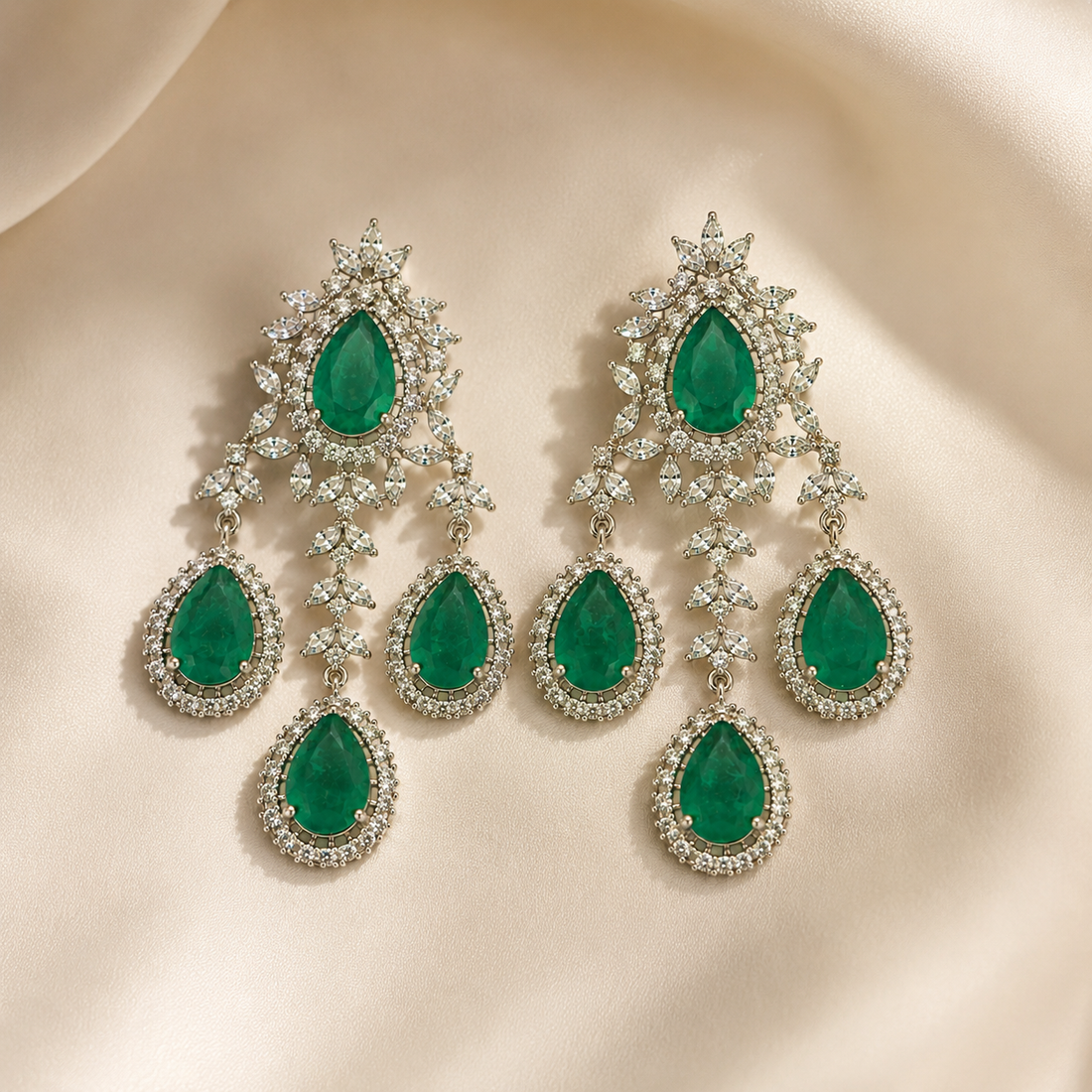 Green Majesty Earrings