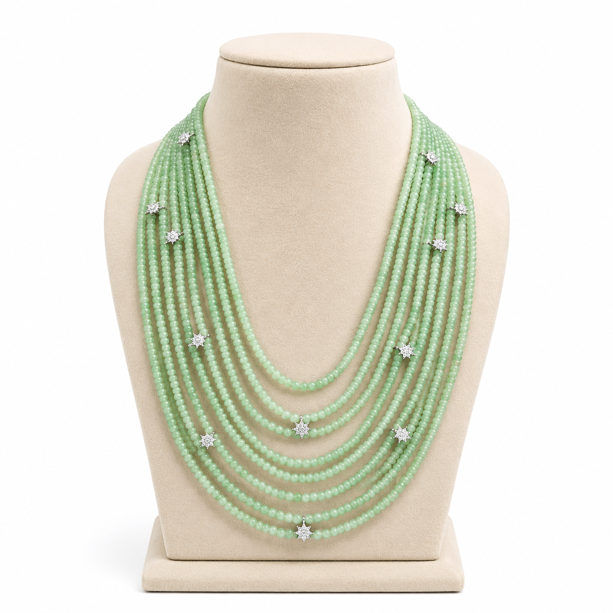Azure Stardust Layered Necklace
