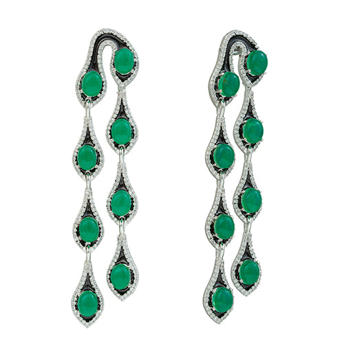 Art Deco Glam Earring Long