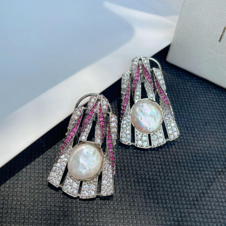 Art Deco Pearl Drop