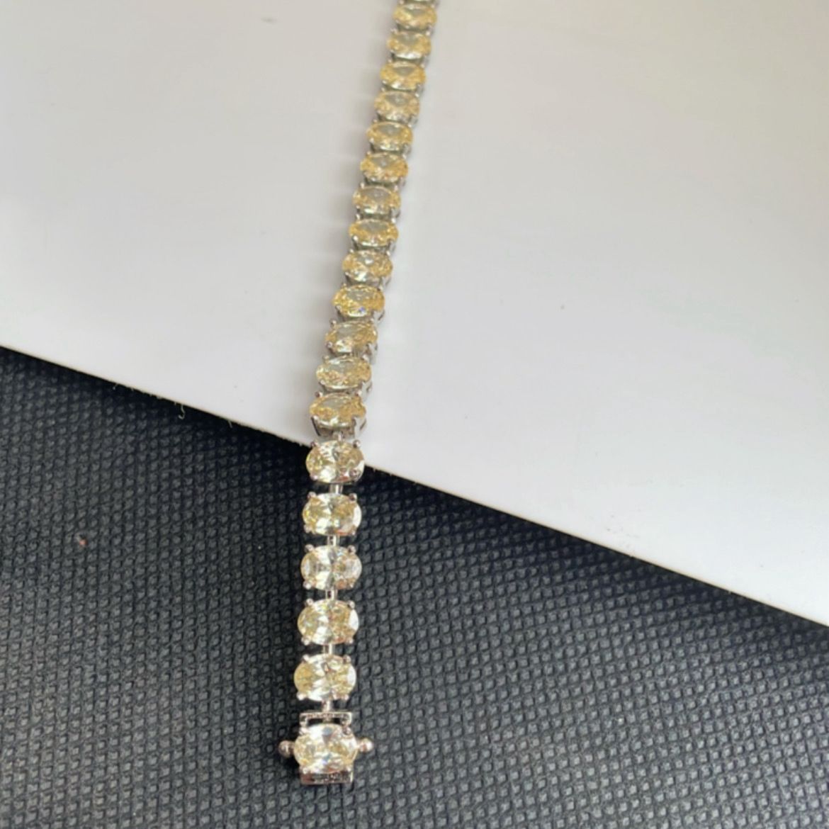 Oval shaped bracelet