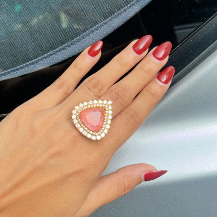 Regal Triangle Ring