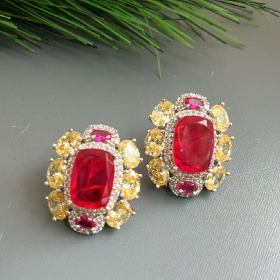 Royal Emerald Radiance Earrings