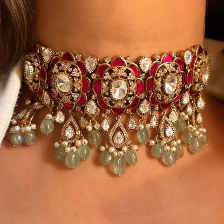 Ruby Kundan Choker