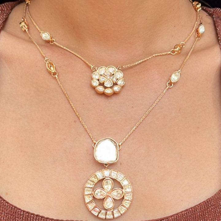 Elegant Layered Pendant Necklace