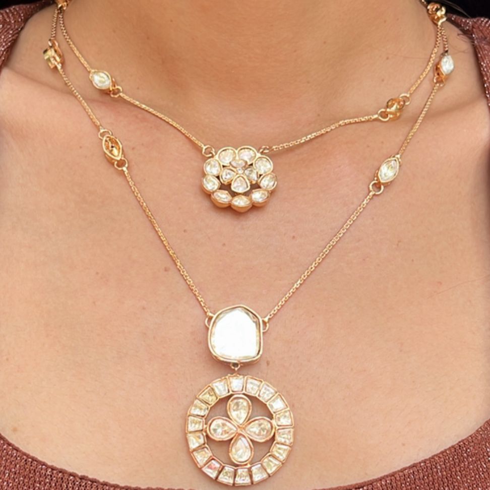 Ruby Floral Kundan Choker