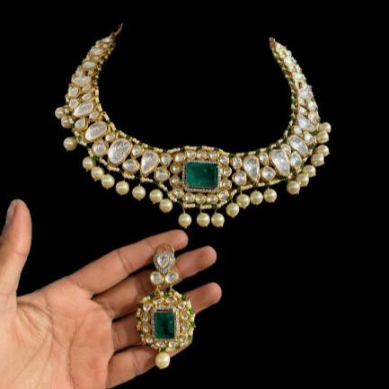 Emerald & Kundan Set