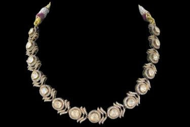 Gold Polki Necklace.