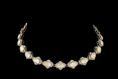 Antique Gold Coin Necklace.