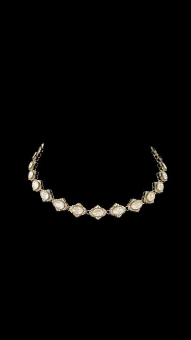 Gold Polki Necklace.