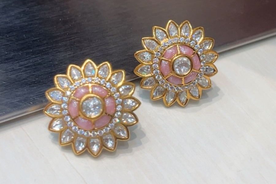 The Azure Bloom Studs