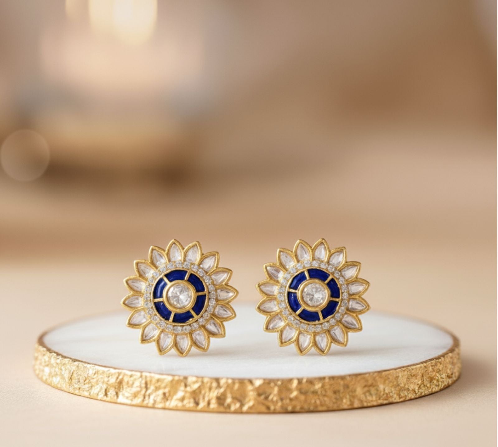 The Azure Bloom Studs