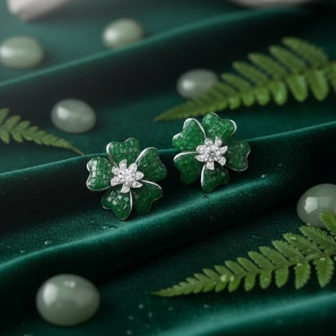 Sculpted Blossom Studs