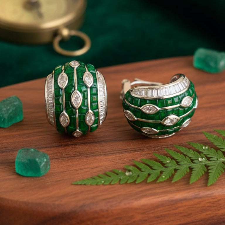 Invisible setting hoops