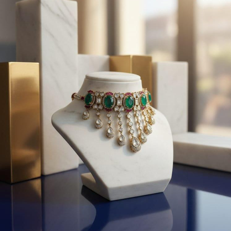 Majestic Oval Drop Choker