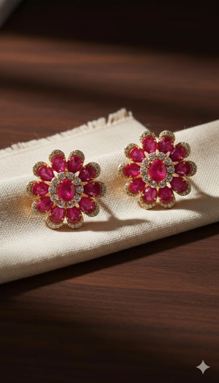 The Heritage Petal Bloom Earrings