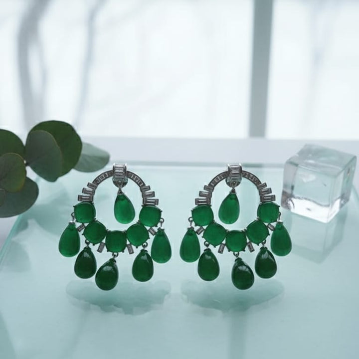 The Chandelier Green Drops