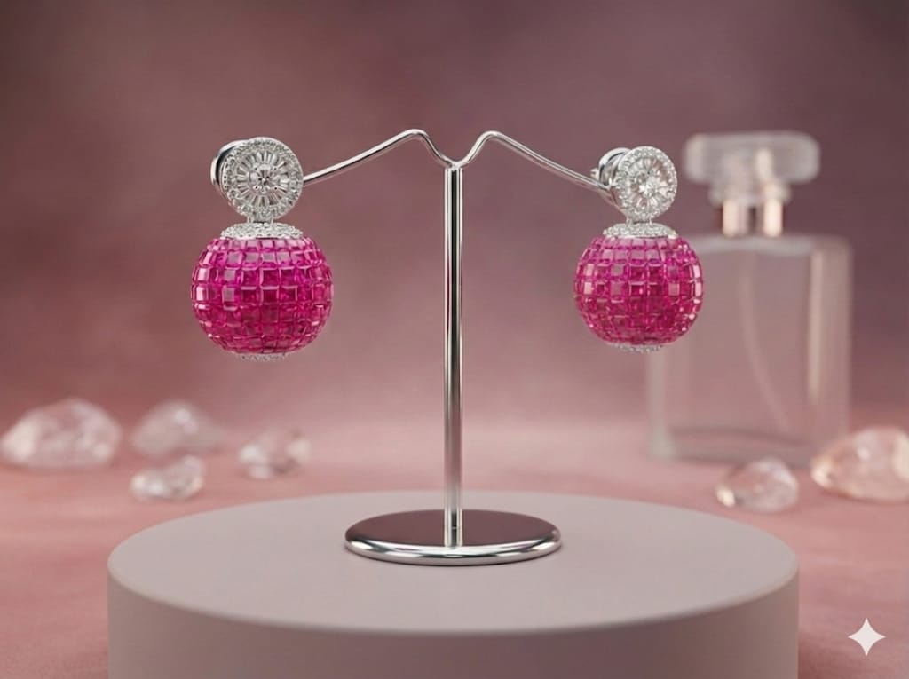 Invisible Setting Diamond and Zirconia Studs