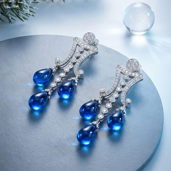 Art Deco Dangle Earrings