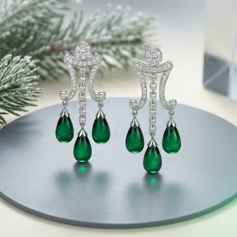 Art Deco Dangle Earrings