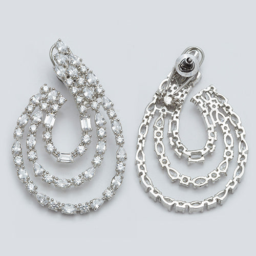 Daimond Hoop Studs