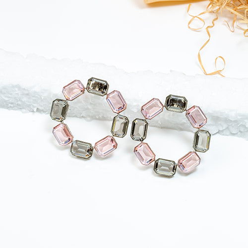 Swarovski Circle Stud