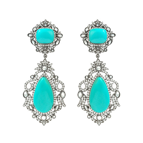 Turquoise Victorian Earring