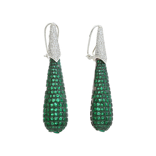 Invisible Setting Diamond Drop