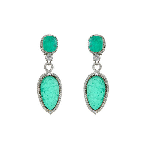 Illuminate Dual Pear Drop Earrings Medium Size