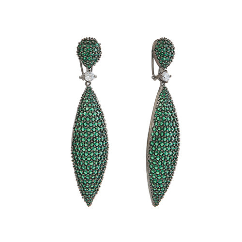 Nano Setting Cocktail Earring Long