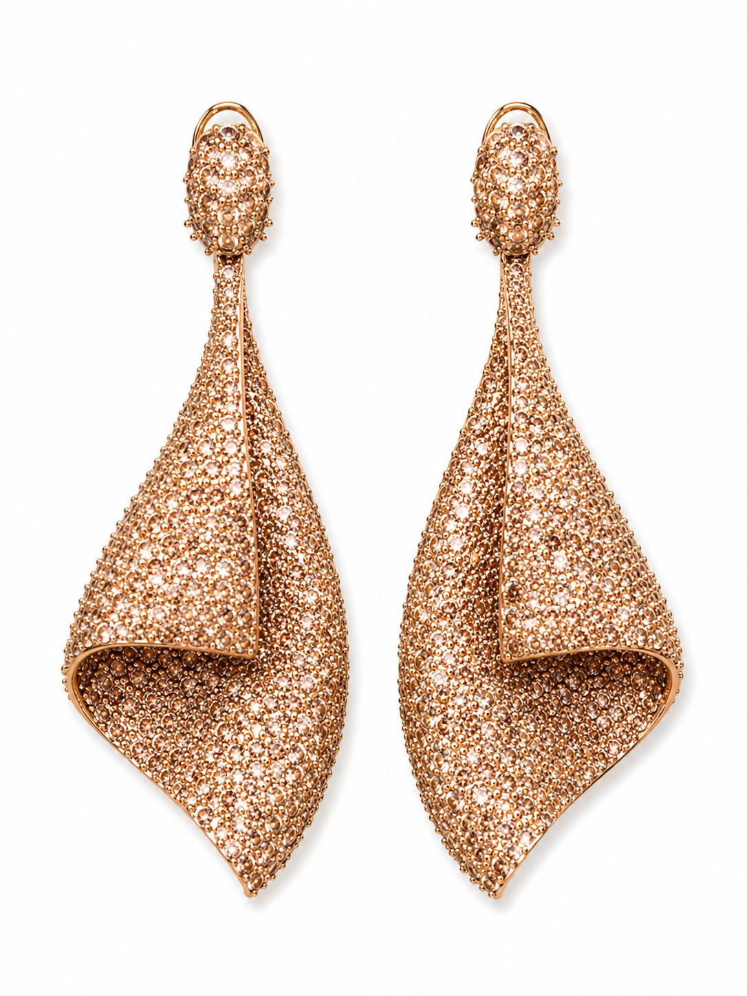 Shimmer Fold Earrings