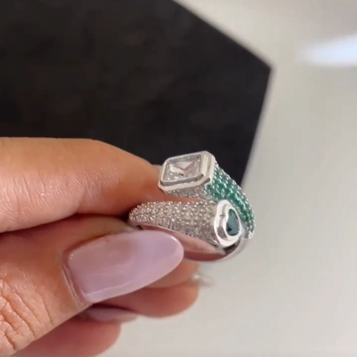 Twilight Hearts Ring