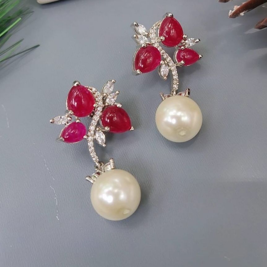 Ruby bloom pearl drops