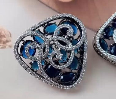 Modern Triangular Oversize Studs