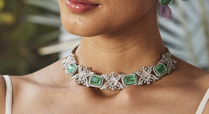 Regal Emerald Bloom