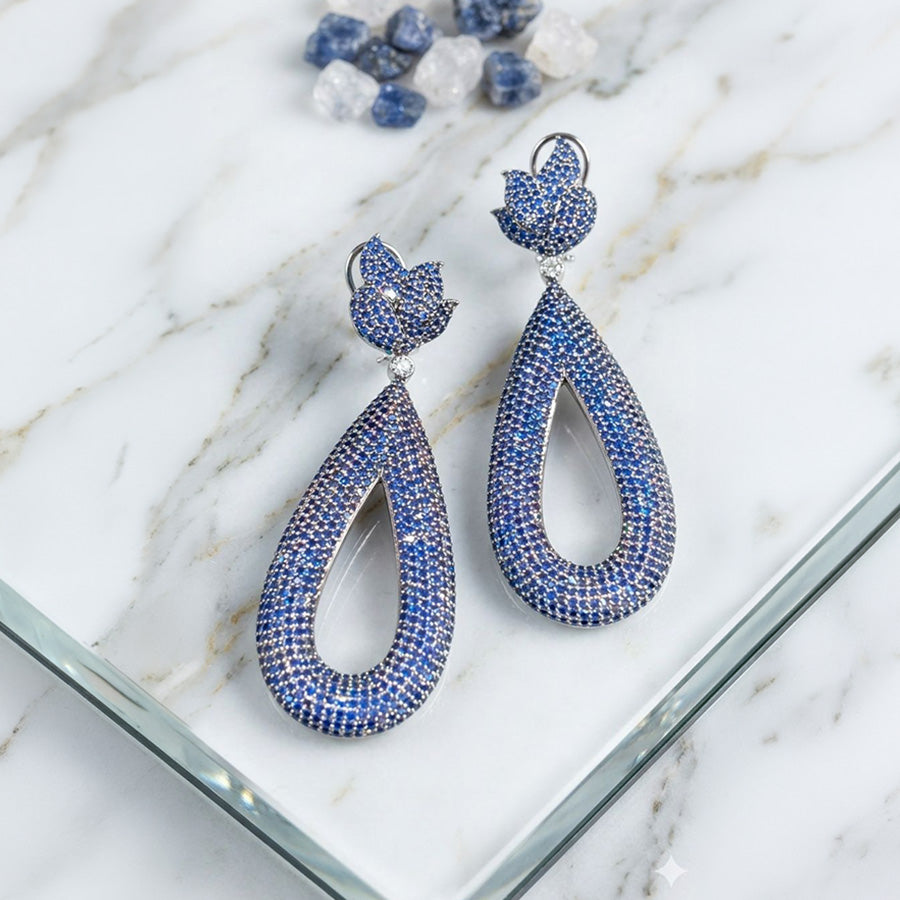 Teardrop Glam Earrings