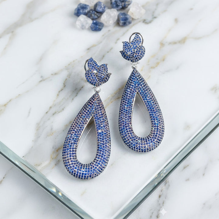 Teardrop Glam Earrings