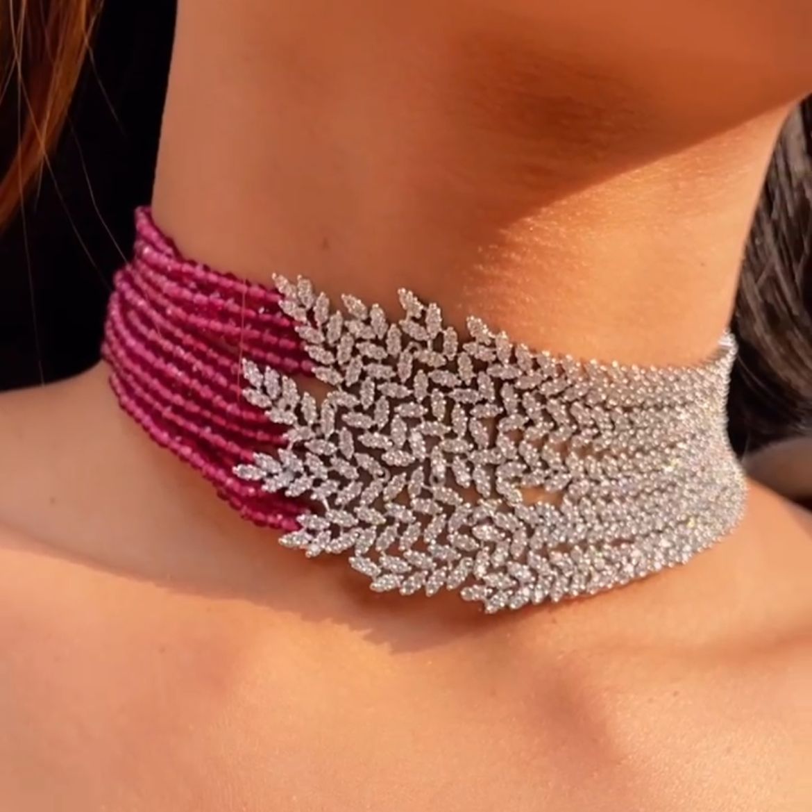 Blossom fusion choker