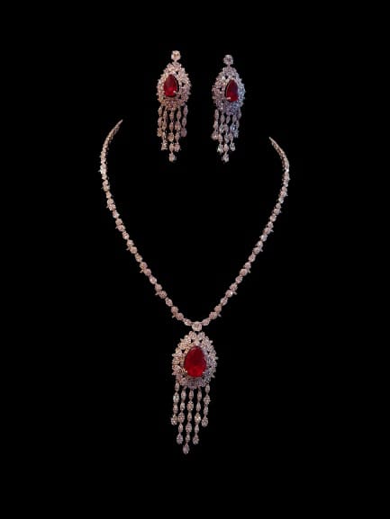 Ruby Cascade Set