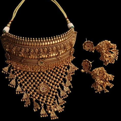 Golden Rajwara Net Set