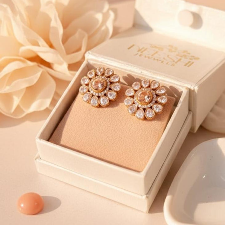 Moissanite studs